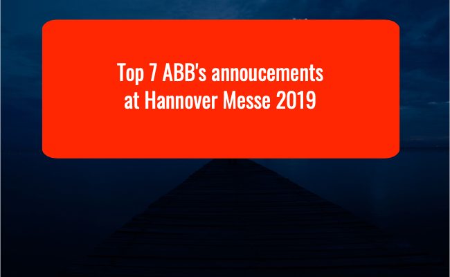 ABB at Hannover Messe 2019