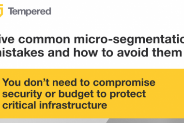 Micro segmentation mistakes & security image