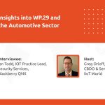 Insights into WP.29 and the Automotive Sector