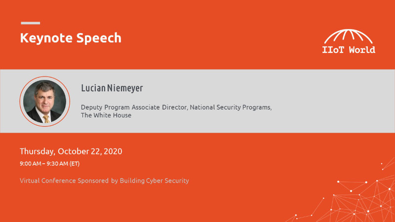 Keynote speech – IIoT World’s Industrial Cybersecurity Day