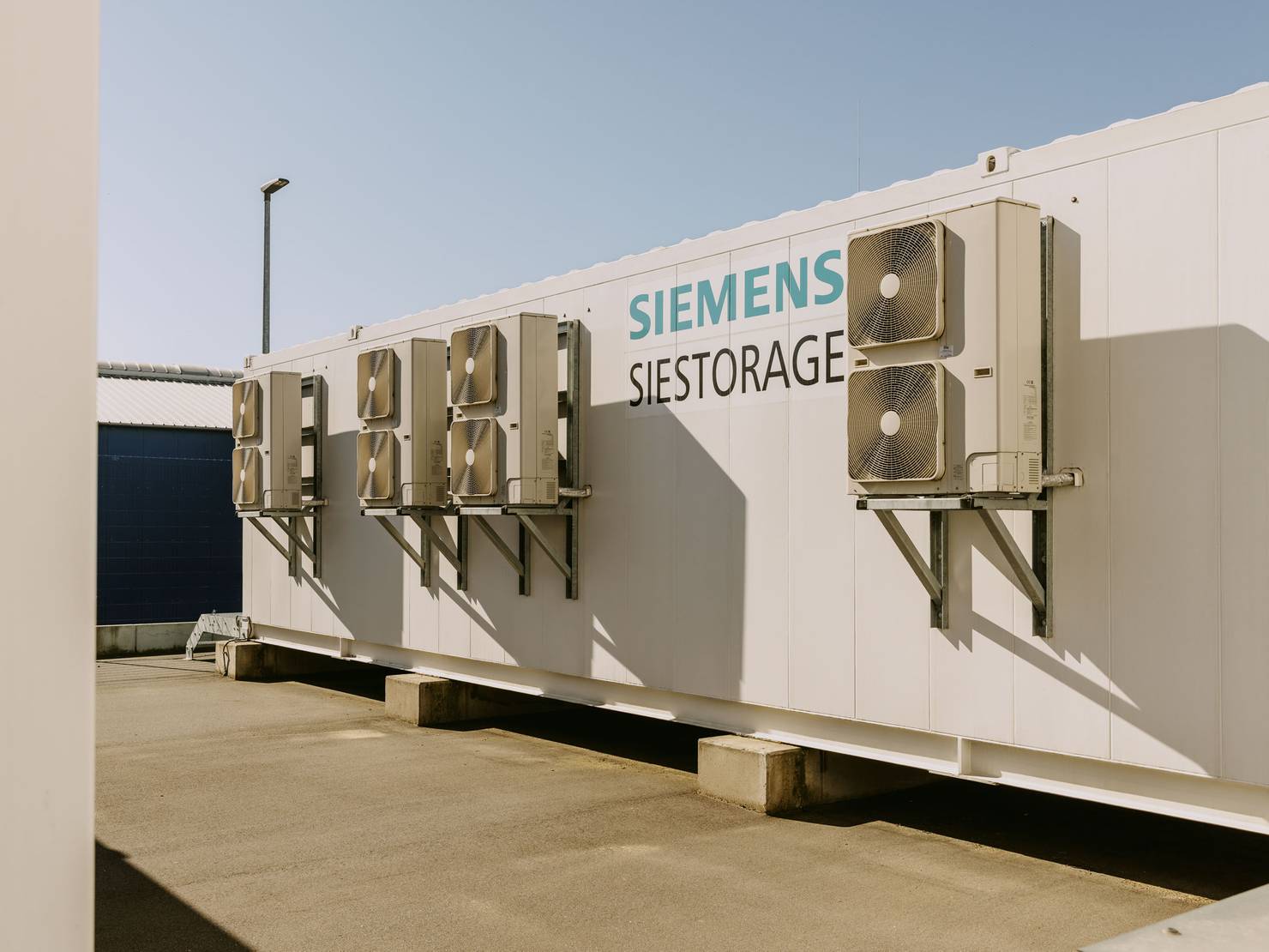 Siemens’ storage solution helps to save energy for when it is needed